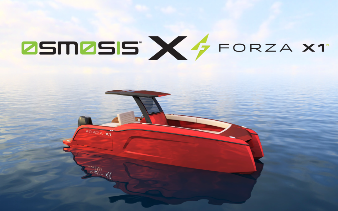 Osmosis Partners With Forza X1 to Provide Telematics for FX1 Electric Boats