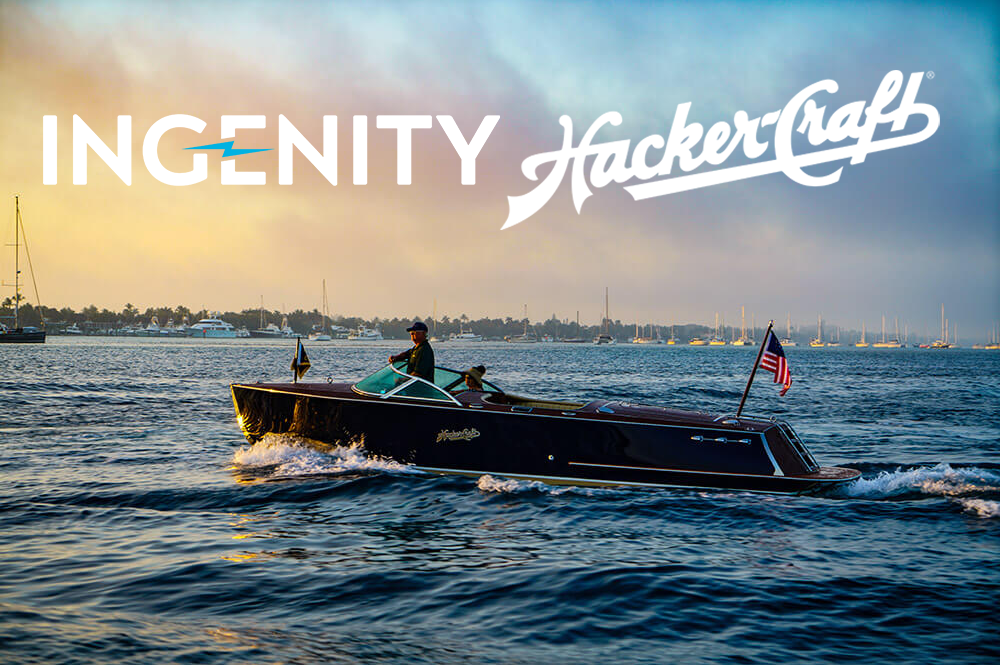 Ingenity Partners With Hacker-Craft to Provide Electric Drive Trains for the Iconic Brand.